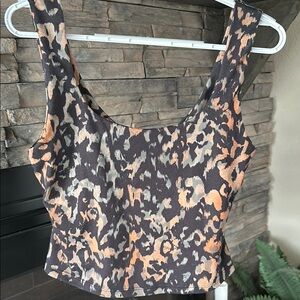 Fabletics Leopard Print Sleeveless Top